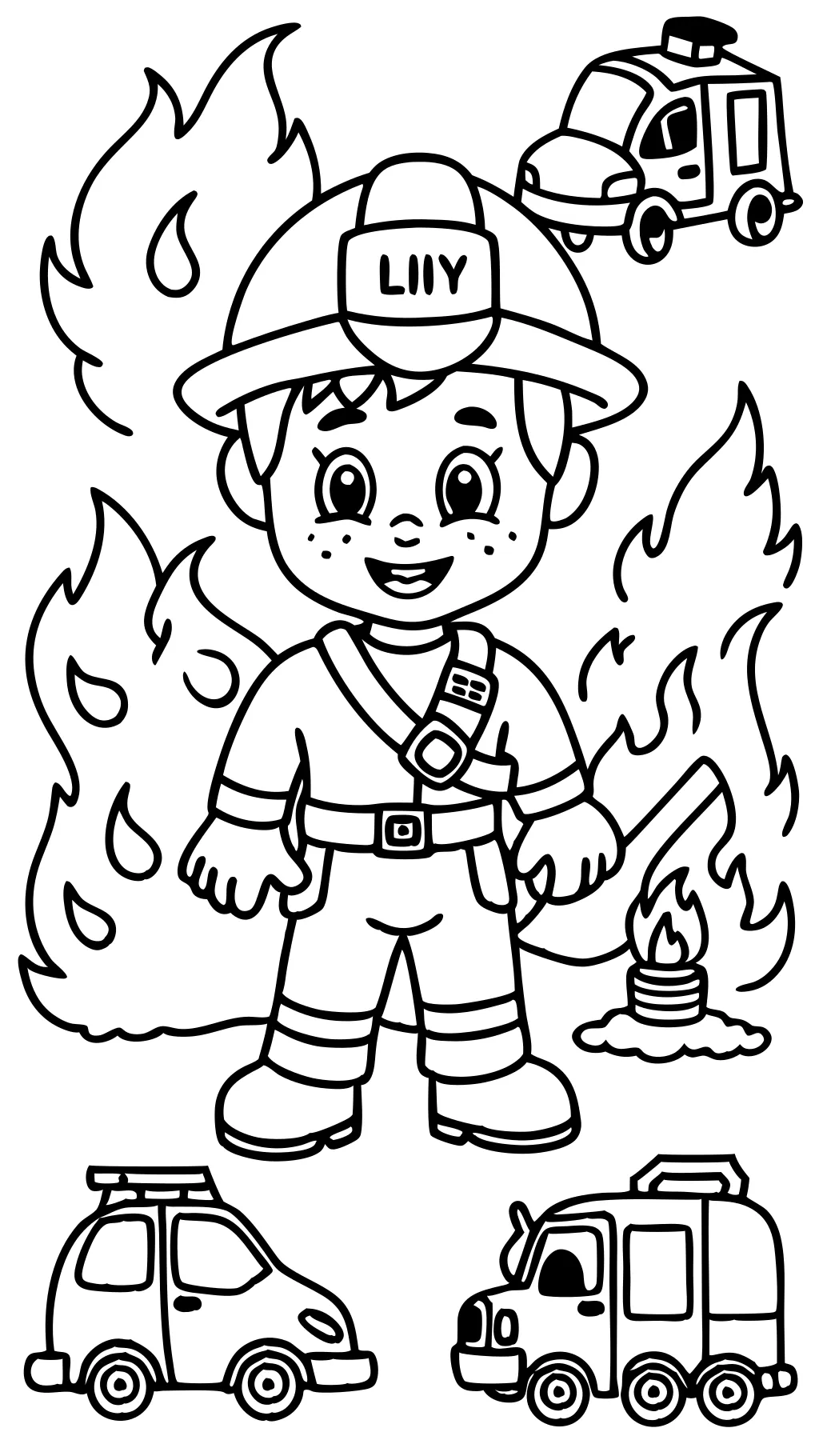 fireman coloring pages printable